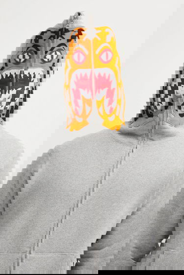 Суитчър BAPE Tiger Full Zip Hooded Hoodie Сиво | 1L30115006, 5