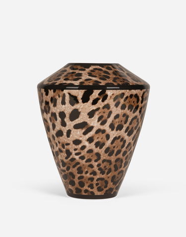 Домашен декор Dolce & Gabbana Large Leopard Print Amphora Porcelain Vase Многоцветен | TCC198TCAMWUL018, 3