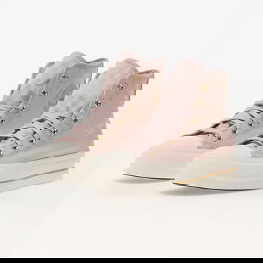 Кецове и обувки Converse Chuck Taylor All Star Lift Platform Tailored Lines Flush Stone/ Egret/ Gold Розово | A10431C, 5