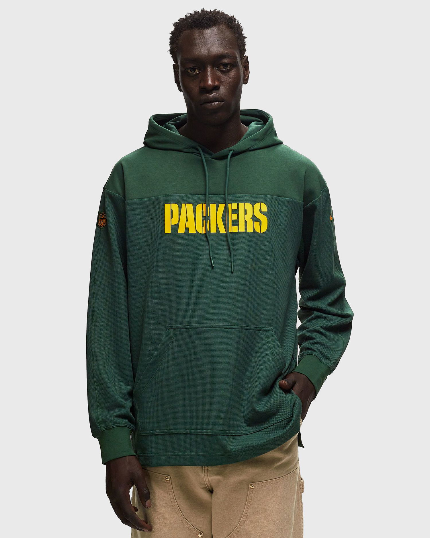 Суитчър Nike NFL Green Bay Packers Jersey Hoodie Top Зелено | 00MO-3EE-7T-BVK, 1