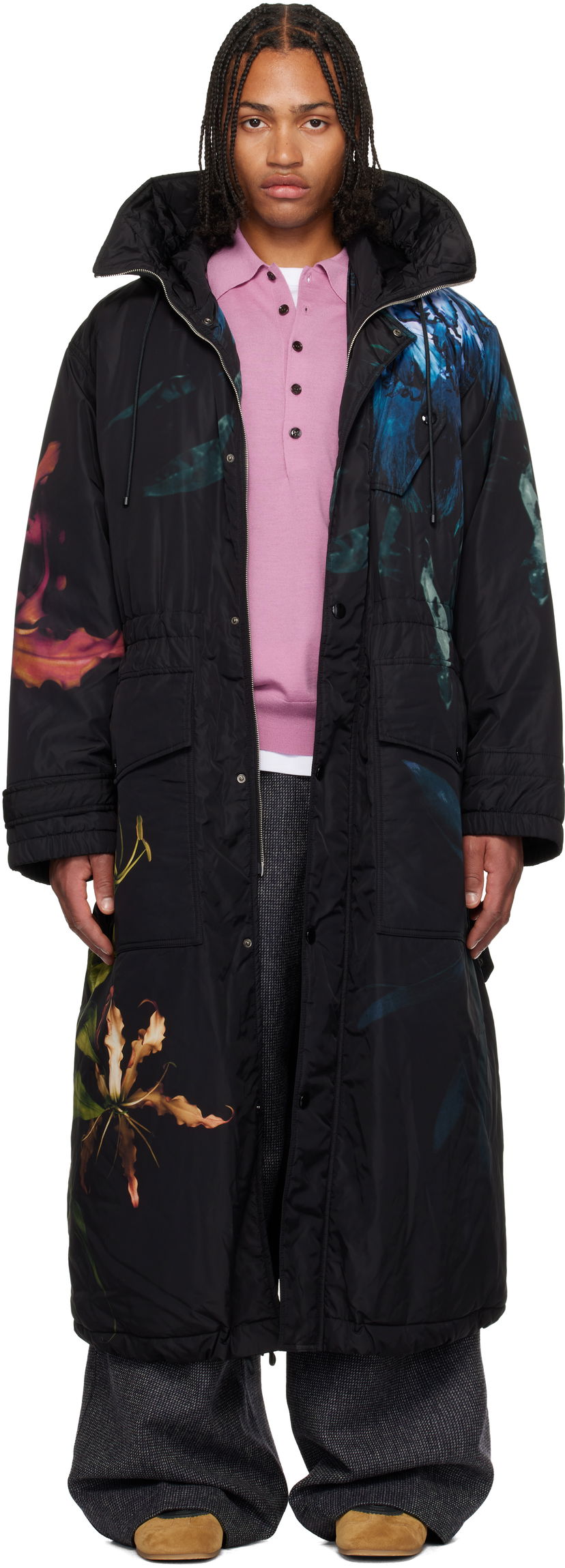 Парка Dries Van Noten Dries Van Noten Printed Nylon Parka Многоцветен | 252-020584-2084