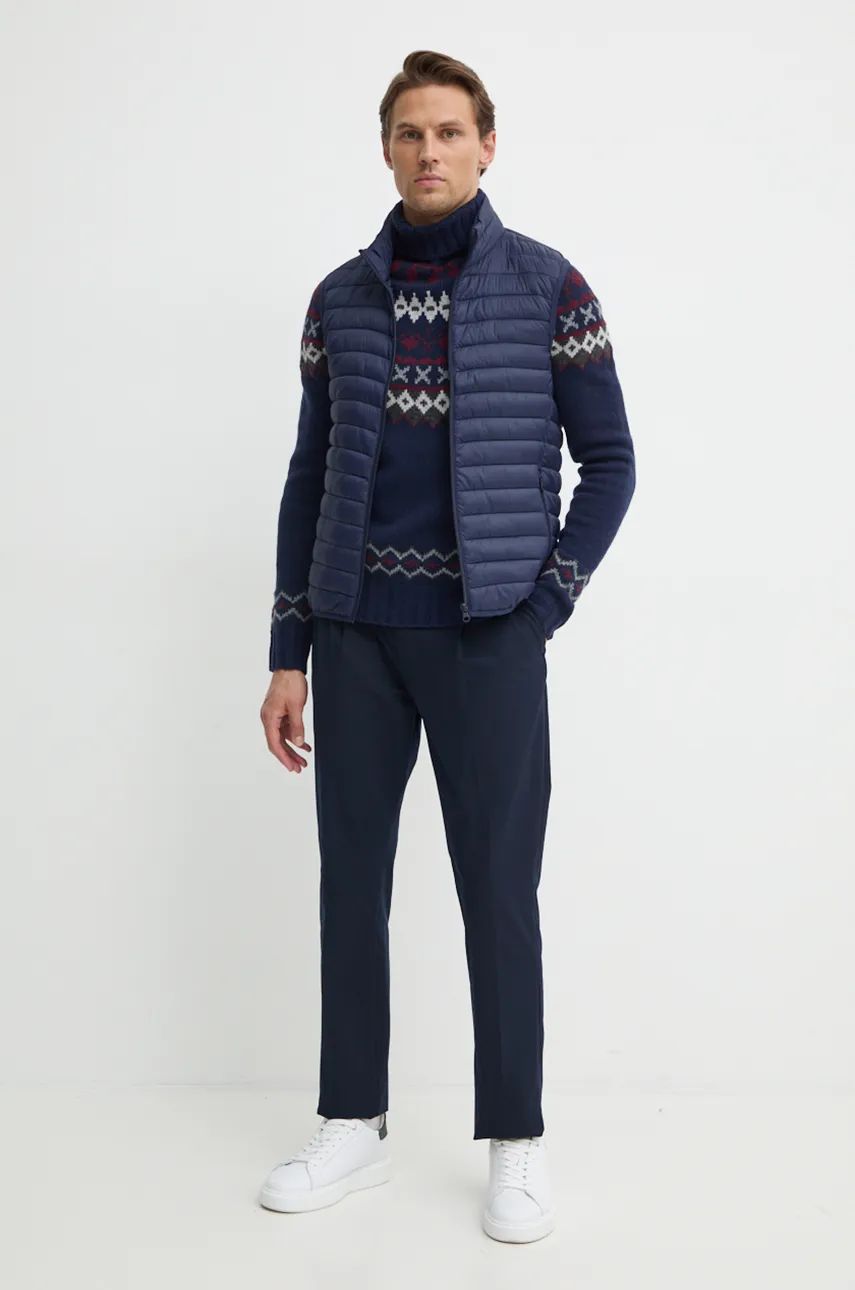 Пуловер Barbour Turtleneck Sweater Синьо | MKN1492, 1
