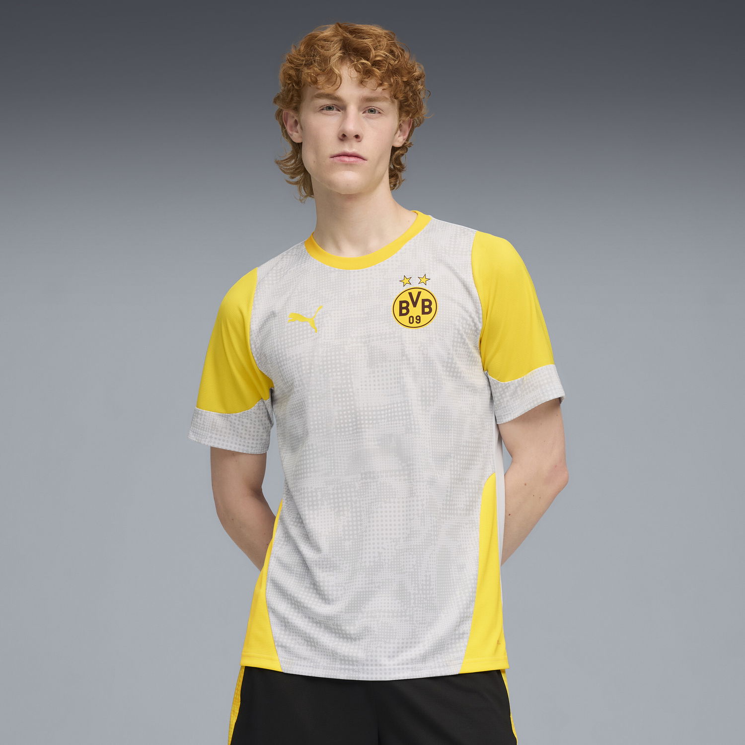 Фланелка Puma Borussia Dortmund Training Jersey Сиво | 781665_18, 1