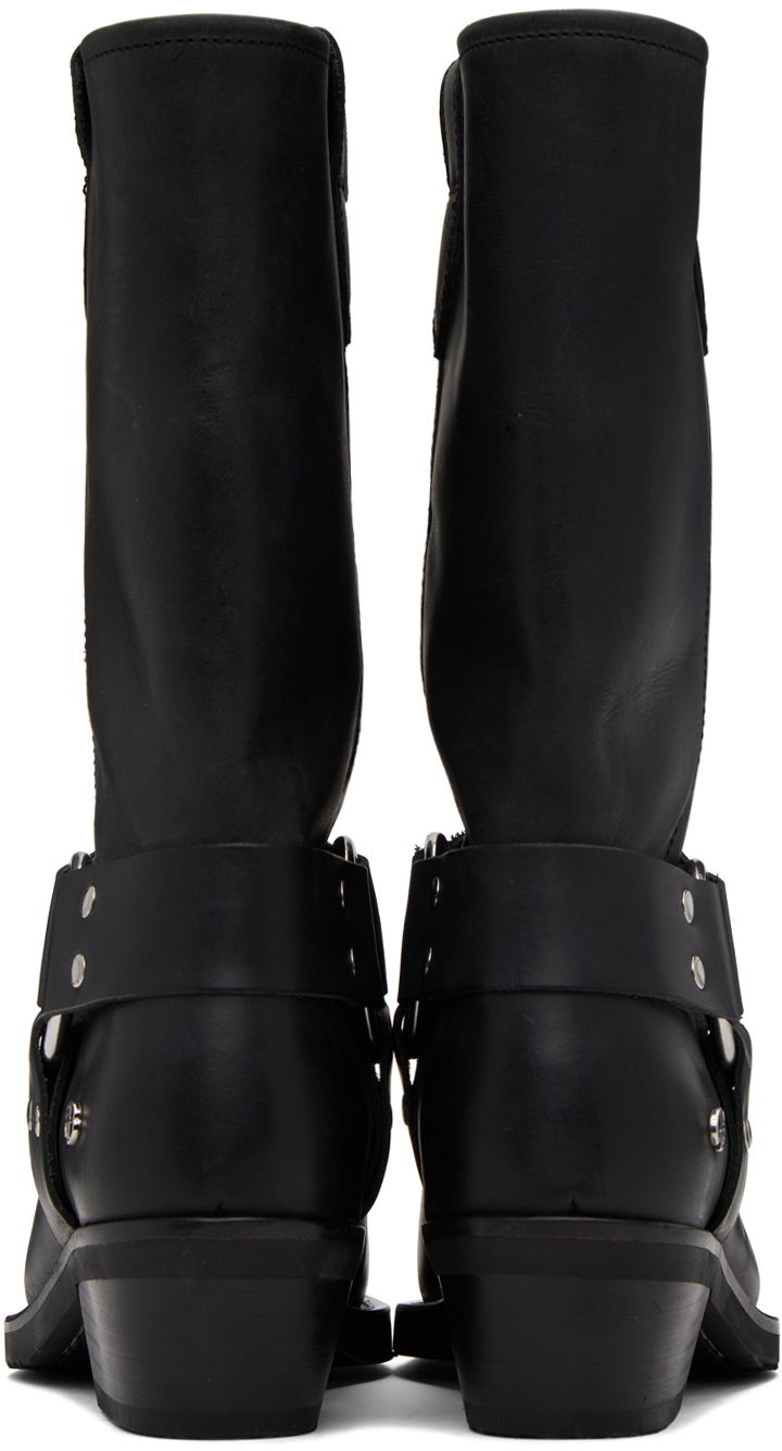 Облекло Anine Bing ANINE BING Ryder Leather Harness Boots Черно | A-14-1136-000, 1