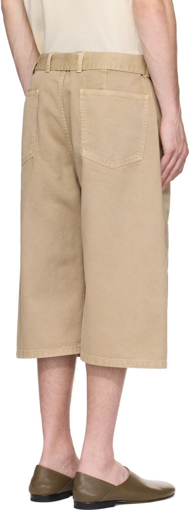 Къси панталони LEMAIRE Lemaire Twisted Denim Shorts Бежово | PA1107 LD1042, 2