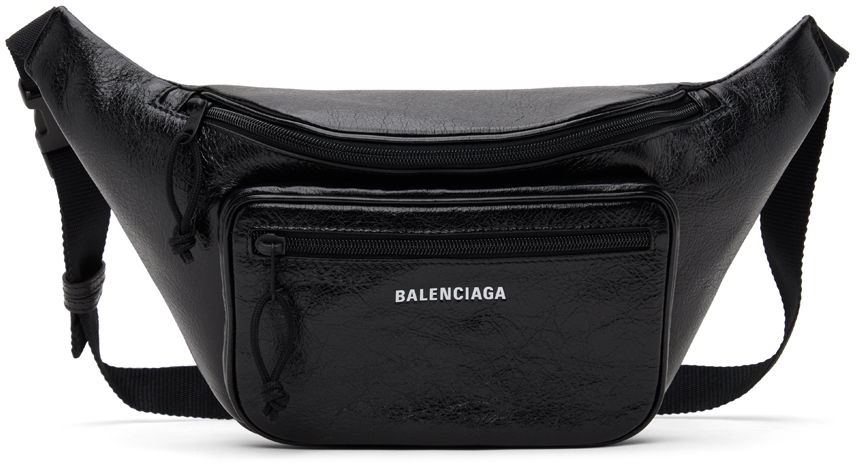 Колани Balenciaga Black Explorer Belt Bag Черно | 5295501VG87, 0