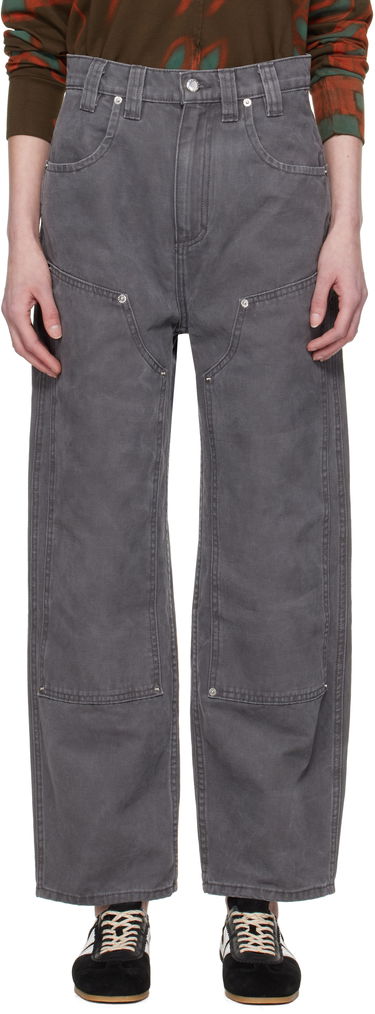 Карго панталони Eckhaus Latta Eckhaus Latta Double Knee Baggy Jeans Сиво | 1229-EL-PS25-S -, 0