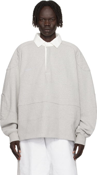 Поло тениска HED MAYNER Hed Mayner Paneled Polo Сиво | HMMB72021R-HB211, 0