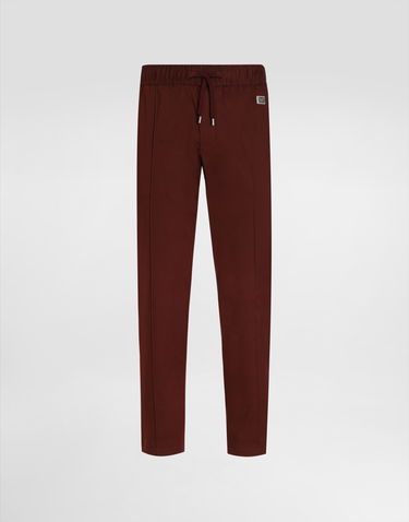 Спортни панталони Dolce & Gabbana Dolce & Gabbana Cotton Jogging Pants With Tag Бургунди | GYACETFUFNVM5039, 0