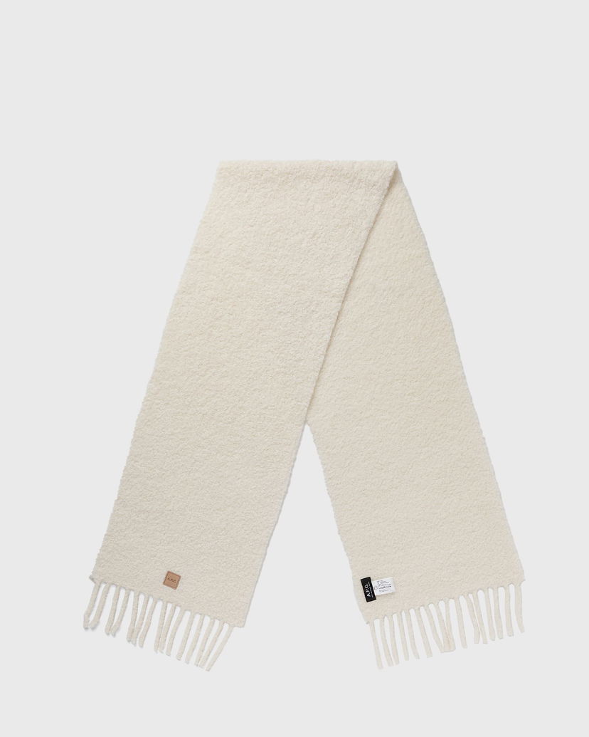 Шал A.P.C. Loane Scarf Бяло | WPABB-M15188-AAD