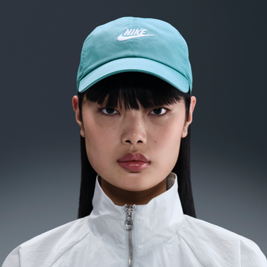 Шапка с козирка Nike Nike Club Futura Washed Cap Тюркоазено | FB5368-464, 3