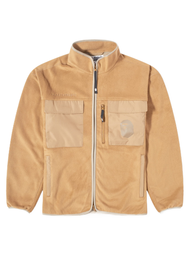 Fleece Loose Fit Jacket Beige