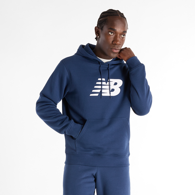 Суитчър New Balance NB Hoodie Тъмно синьо | Pánska bunda New Balance MT43904NNY – tmavomodrá, 0