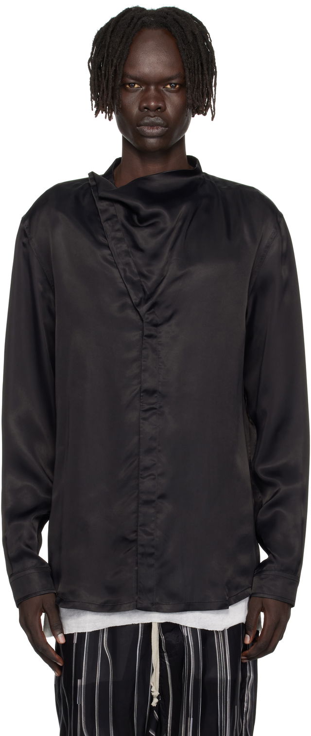 Rick Owens Concordians Island Satin Shirt