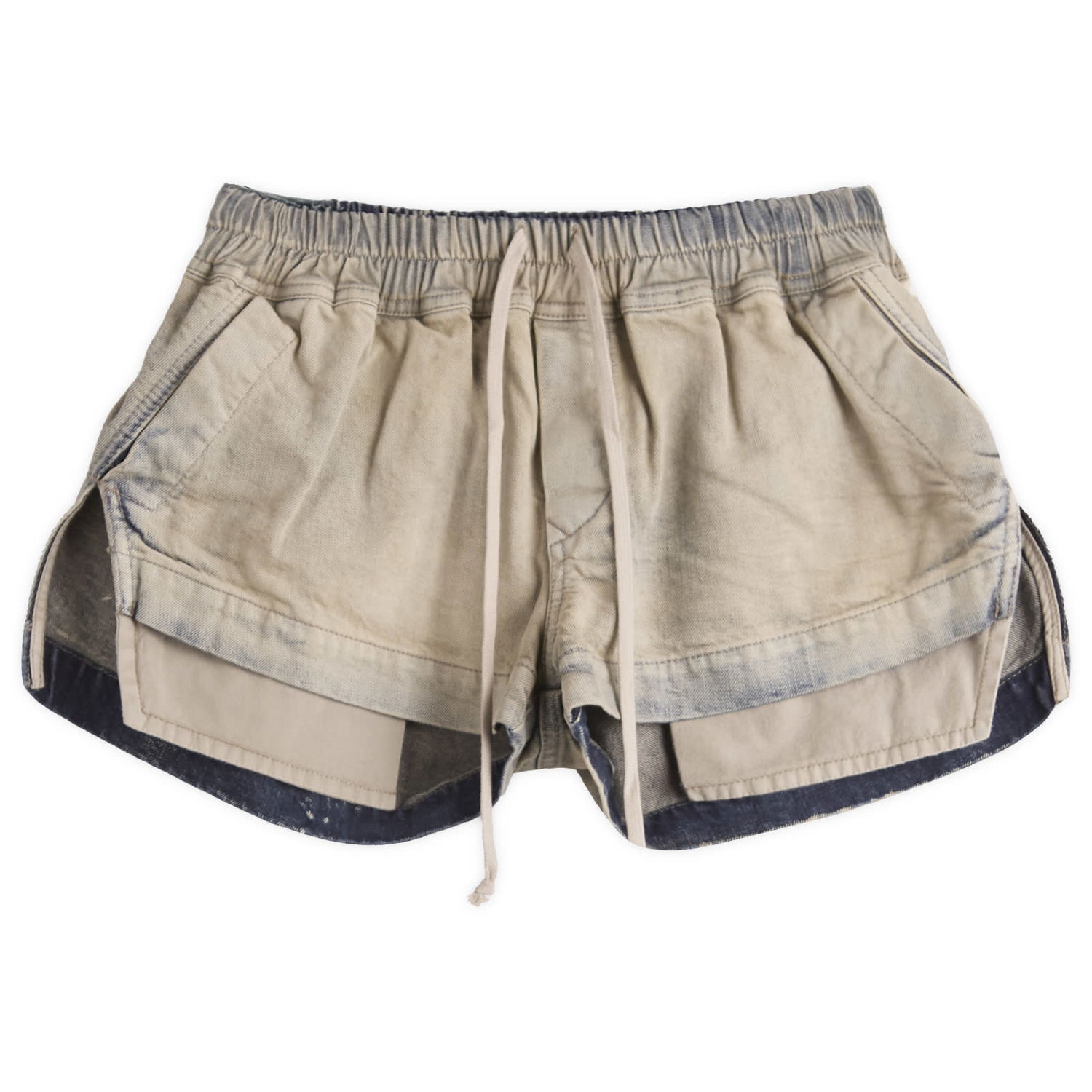 Къси панталони Rick Owens Rick Owens DRKSHDW Boxer Shorts, Size X-Small Бежово | DS02E7319-DMP-38, 1