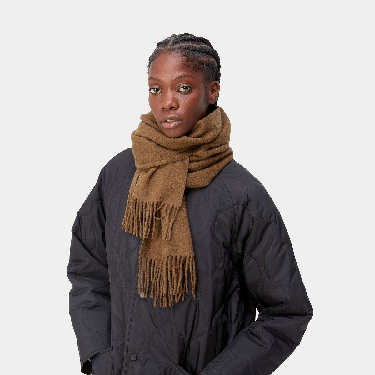 Шал Carhartt WIP Clan Scarf "Tamarind" Кафяво | I013507_1CN_XX, 0