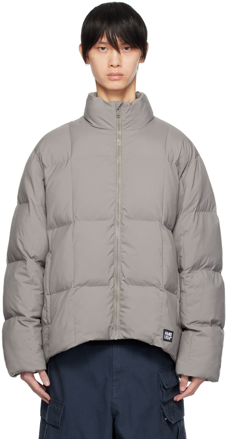 Пухо яке Ambush Patch Puffer Jacket Сиво | BMED018F23FAB0010600, 0