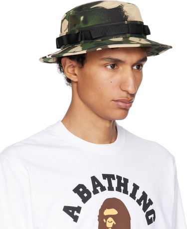 Шапка BAPE A Bathing Ape Map Camo Military Bucket Hat Многоцветен | 001HTL301003M, 3