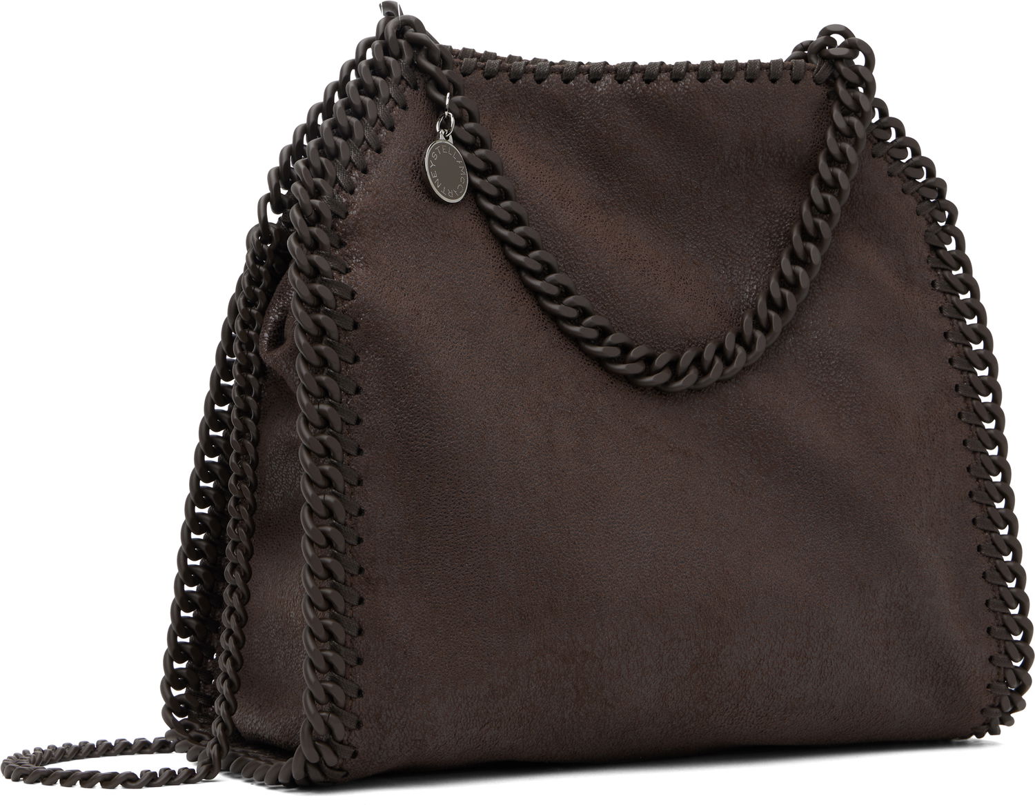 Чанта през рамо Stella McCartney Stella McCartney Falabella Mini Chain Tote Bag Кафяво | 371223WP0455, 1