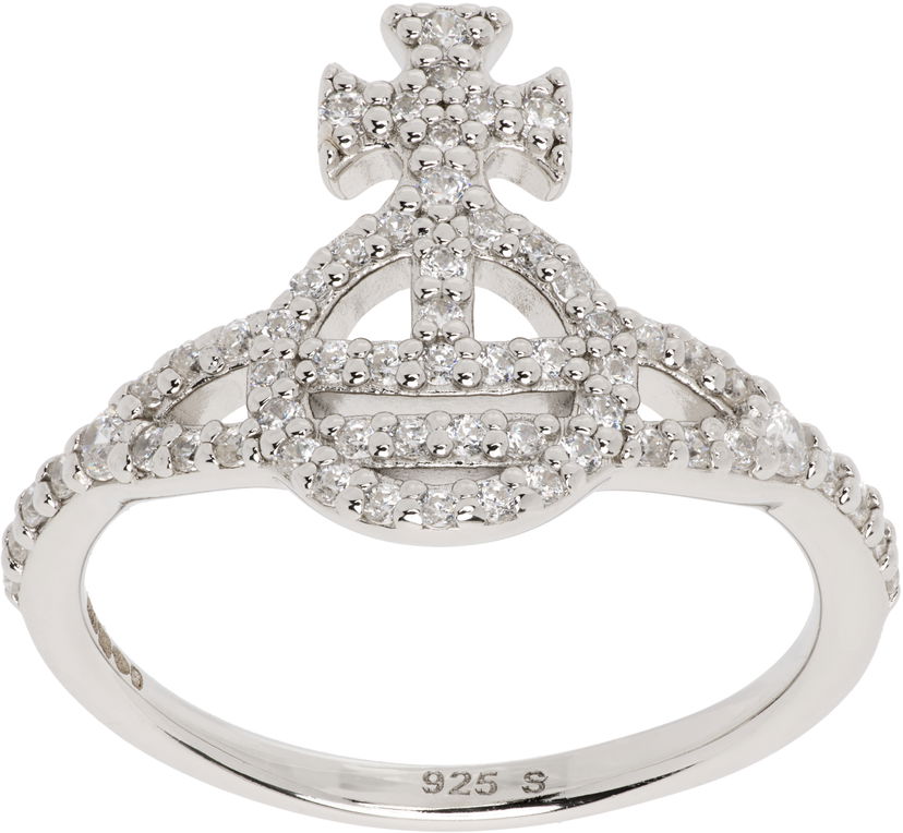 Пръстен Vivienne Westwood Ring With Crystals Металик | 64040019-01P102-SM