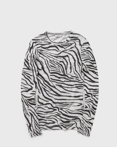 Тениска envii Long Sleeve Zebra Print T-Shirt Бяло | E23200045-CLR002104, 0