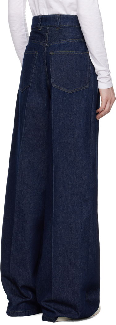 Дънки A.P.C. Anastasia Barbieri Edition Azzurra Wide Leg Jeans Тъмно синьо | COHEX-F08489, 2