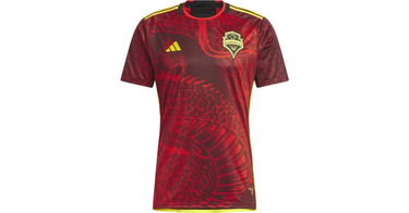 Фланелка adidas Performance Seattle Sounders FC 2023/24 Away Jersey Червено | hi1844, 1