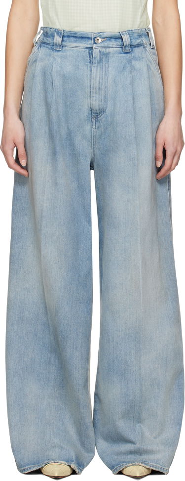 Дънки Maison Margiela Maison Margiela 5 Pocket Wide Leg Jeans Синьо | S51KA0605 S30383, 0