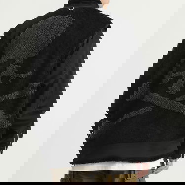 Яке Mastermind WORLD Layered Sherpa Jacket Черно | MW25S15-BL032-905, 3