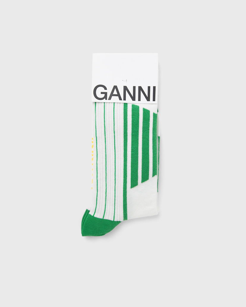 Чорапи GANNI Sporty Socks Бяло | A5762-801