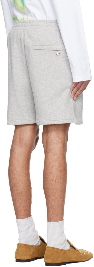 Къси панталони Casablanca Cashmere Blend Sweat Shorts Сиво | M-SP26-JTR-335-01, 2