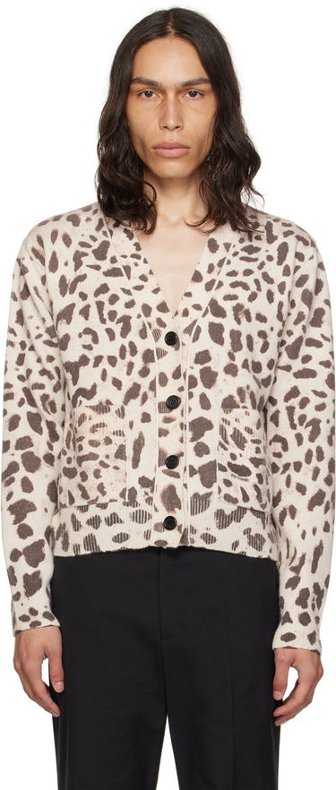 Пуловер We11done We11done Y-Neck Cardigan Бежово | WD-KC3-23-622-U-IV, 0