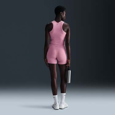 Къси панталони Nike Nike One High-Waisted 5" Bike Shorts Розово | FN3211-699, 4