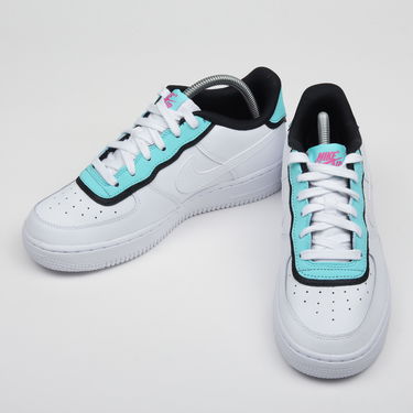 Кецове и обувки Nike Air Force 1 Low ''Double Layer - Aqua Black'' GS Бяло | BV1084-100, 2