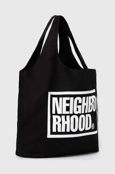 Голяма пазарска чанта Neighborhood NEIGHBORHOOD ID Tote Bag-L Черно | 241MYNH.CG02, 1
