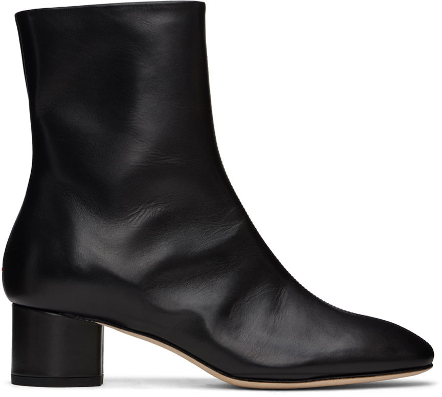 Облекло Aeyde Aeyde Allegra Leather Ankle Boots Черно | A11-AB-ALLD55BL-223-800-046, 0