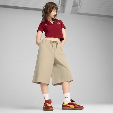Съкратен топ Puma PUMA x HARRY POTTER Women's Cropped Polo Shirt Червено | 630097_13, 2