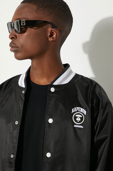 Ветровка AAPE by A Bathing Ape AAPE Bomber Jacket Черно | AAPLJM7639XXM, 4