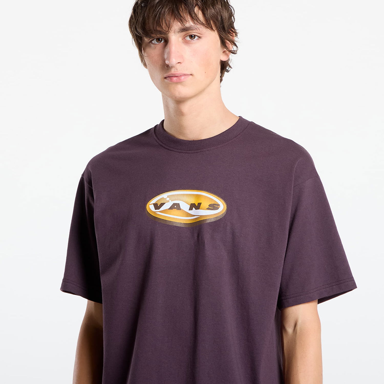 Тениска Vans 3D Retroval Short Sleeve Tee Бургунди | VN000PBXEMS1, 1