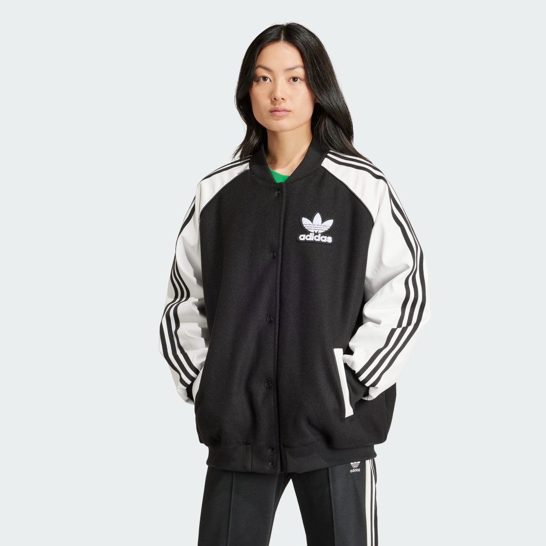 Яке adidas Originals SST Oversized VRCT Черно | IR5519, 0