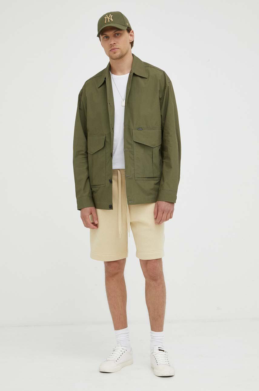 Яке G-Star Raw Oversized Camp Overshirt Зелено | D22924.A790, 0