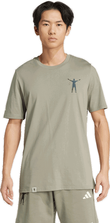 Тениска adidas Performance Jude Bellingham Culturewear T-Shirt Бежово | JY1876, 2