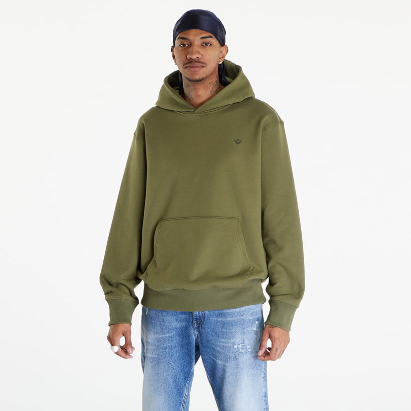 Суитчър adidas Originals Adicolor Contempo French Terry Hoodie Focus Olive Зелено | IR7867