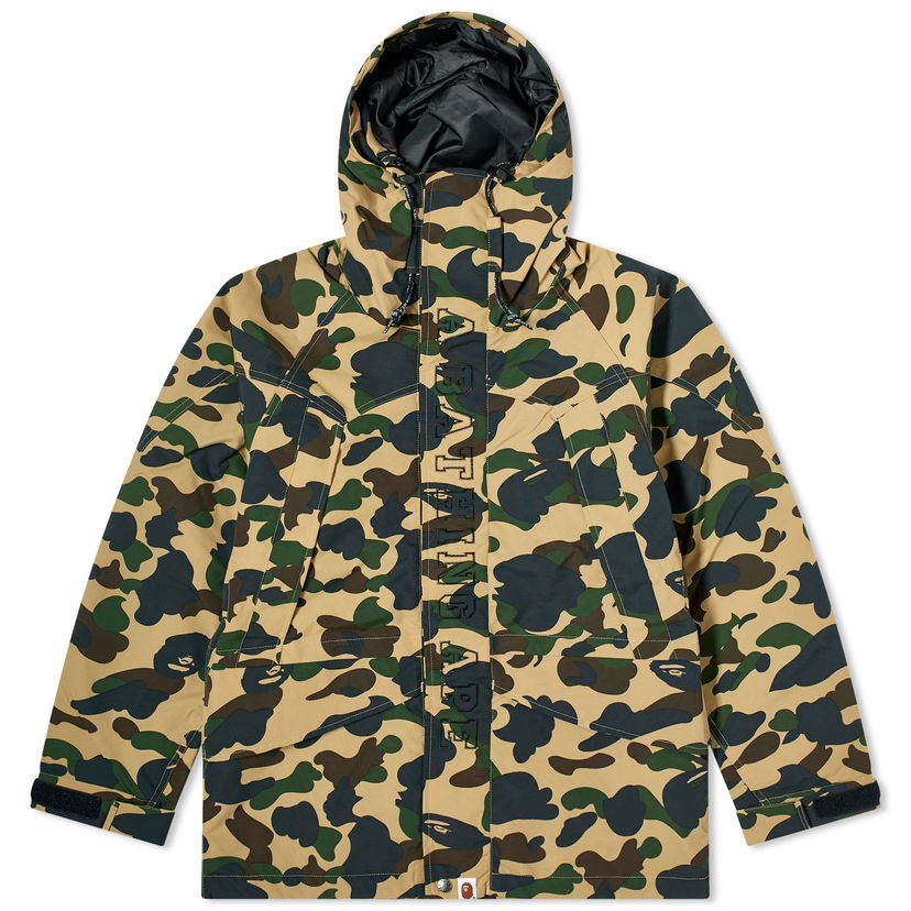 Яке BAPE A Bathing Ape 1St Camo Snowboard Jacket Жълто | 001LJJ801009M-YEL