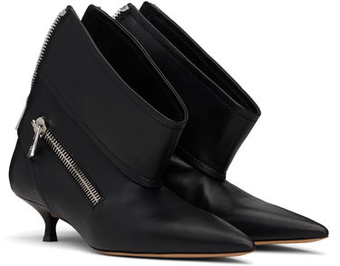 Кецове и обувки JW Anderson Biker Kitten Heel Ankle Boots Черно | BT0105-LA0268, 3