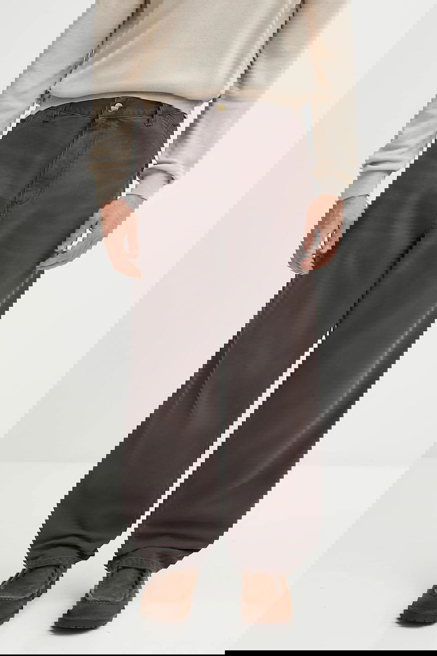 Панталони Carhartt WIP Single Knee Pant Кафяво | I034798.474O, 0