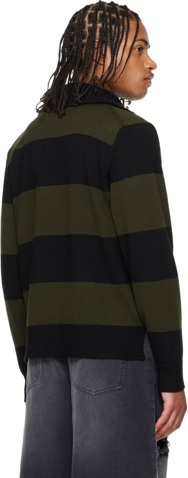 Поло тениска Simone Rocha Simone Rocha Embellished Fuzzy Collar Rugby Polo Многоцветен | VMK13SB 0646, 2