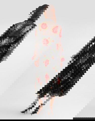 Риза Dolce & Gabbana Dolce & Gabbana Rose Bouquet-print Chiffon Top Woman Collection Многоцветен | F7BJ2TIS11FHN5ZN, 2