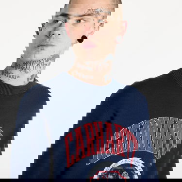 Пуловер Carhartt WIP Library College Sweater XS Тъмно синьо | I034521.E7XX, 2