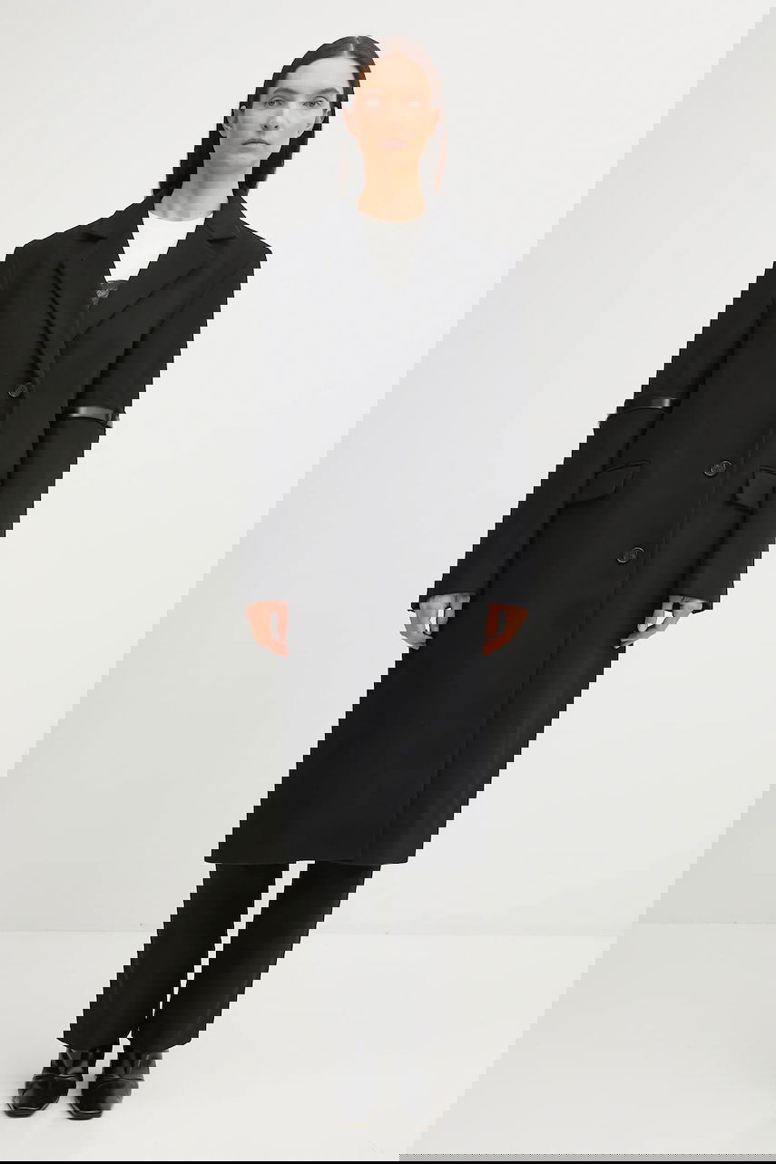 Coperni Belted Wool Blend Coat, 0